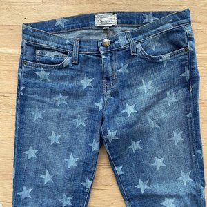 Current Elliot Star Print Jeans